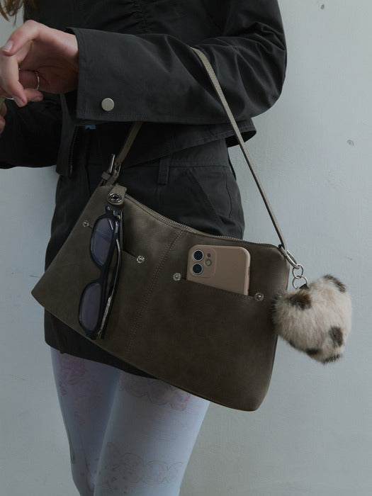 [raive] Kai Shoulder in Hazel Brown UB5AB090-KR