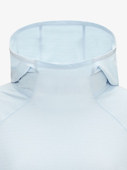 Running Mesh Hooded Long-Sleeve Tee