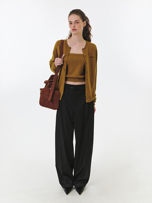 Grove 25Fw Softy Suade Tote Bag (Brown)