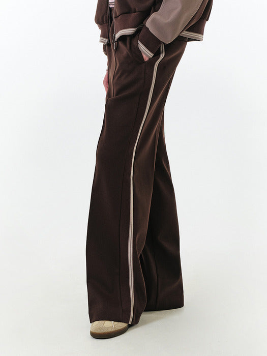 [grove] 25Fw Romi Track Pants (Wine)
