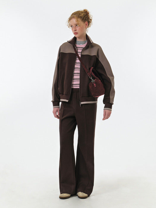 [grove] 25Fw Romi Track Pants (Wine)