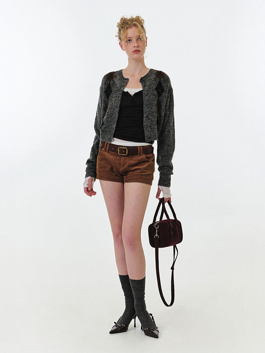 Grove 25Fw Della Leather Belt (Brown)