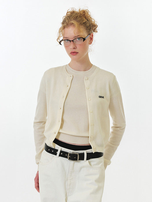 Grove 25Fw Della Leather Belt (Black)