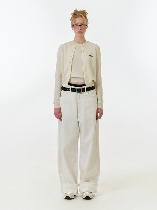 Grove 25Fw Della Leather Belt (Black)