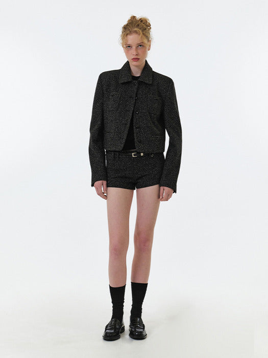 Grove 25Fw Elodie Collar Jacket (Black)