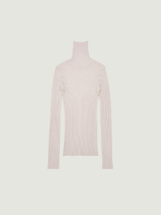 Grove 25Fw Aya High Neck Knit (Pink)