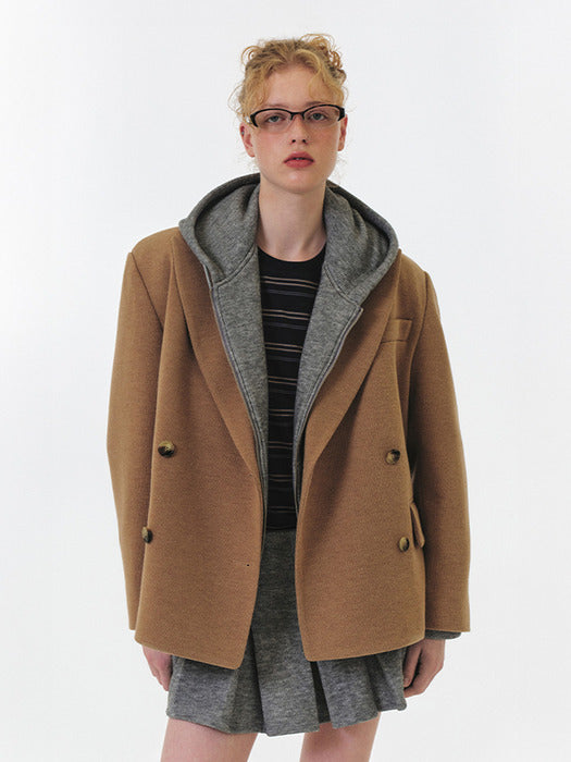 Grove 25Fw Lux Half Double Coat (Beige)