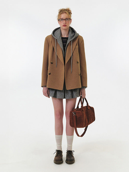 Grove 25Fw Lux Half Double Coat (Beige)