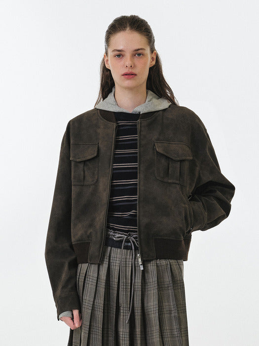 [grove] 25FW ZADIE JACKET (BROWN)