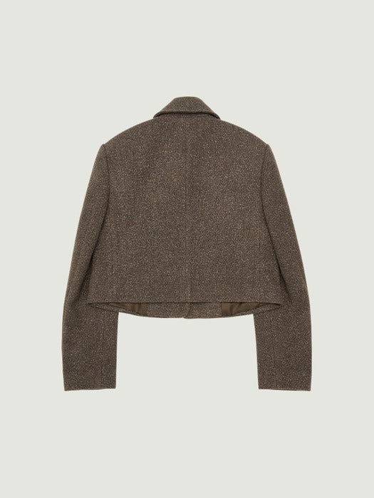 [grove] 25Fw Elodie Collar Jacket (Brown)