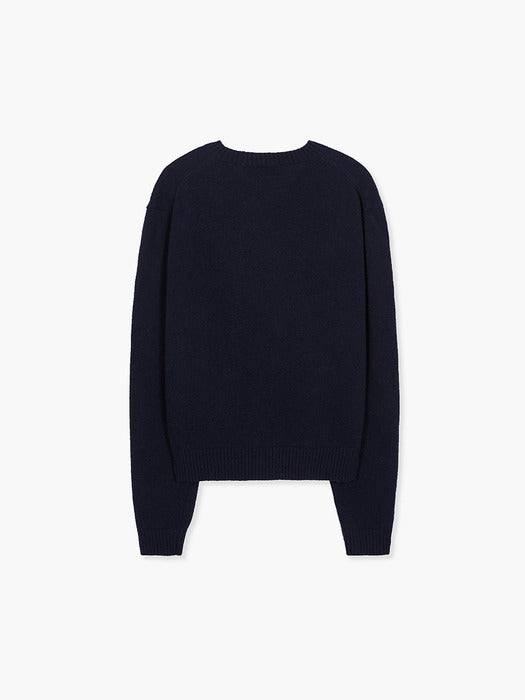 Margesherwood Flore V-Neck Pullover navy