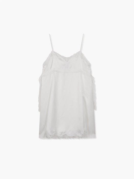 [MARGESHERWOOD] LACE SLIP DRESS_white