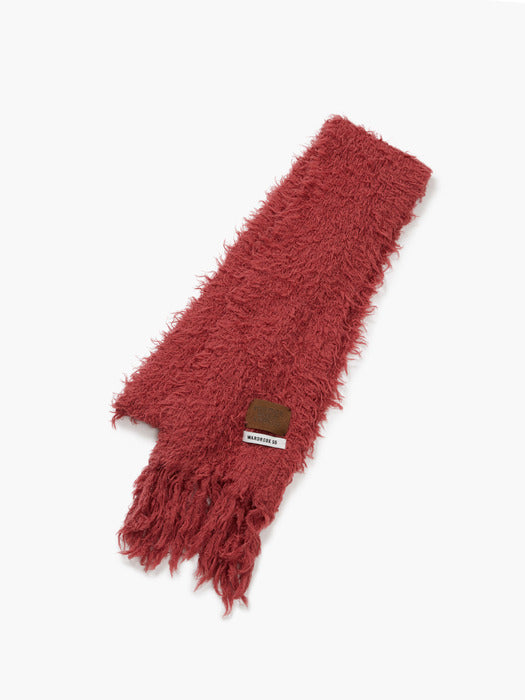 Margesherwood Puppy Touch Fringe Muffler rose