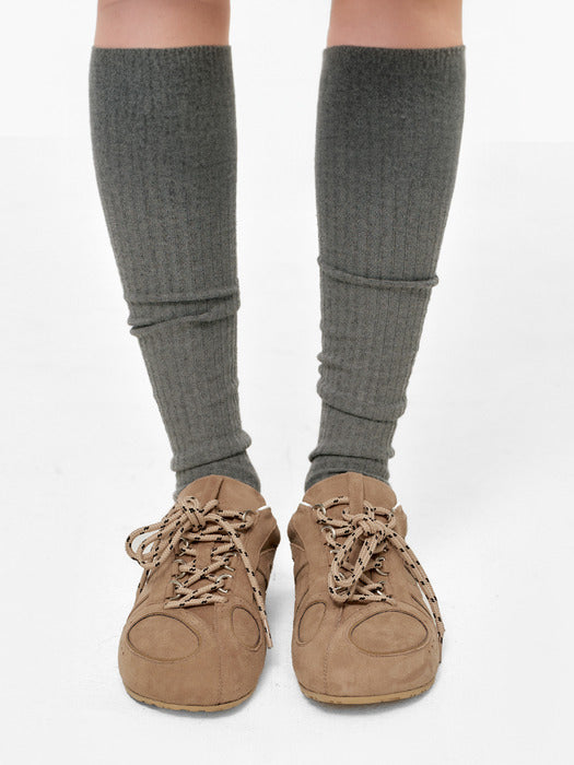 [MARGESHERWOOD] WINONA CLASSIC SUEDE SNEAKERS_beige