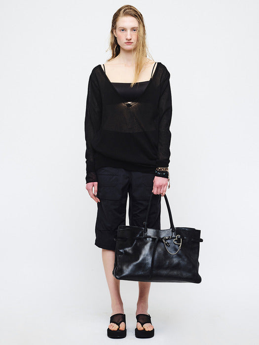Margesherwood Grandma Used Bag XL black pull-up