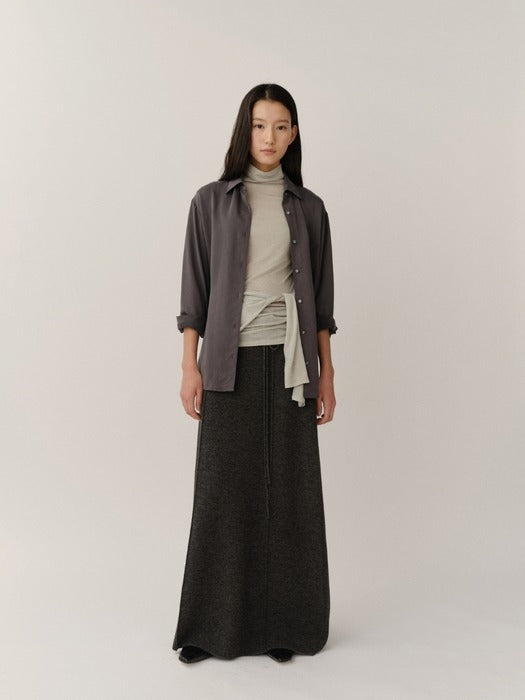 Kindersalmon Elodie Shirt Charcoal Gray