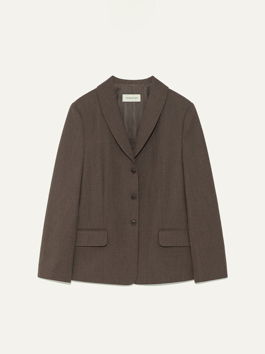 Kindersalmon Maren Wool Jacket Taupe