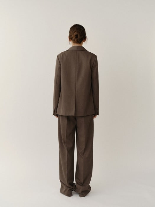 Kindersalmon Maren Wool Jacket Taupe