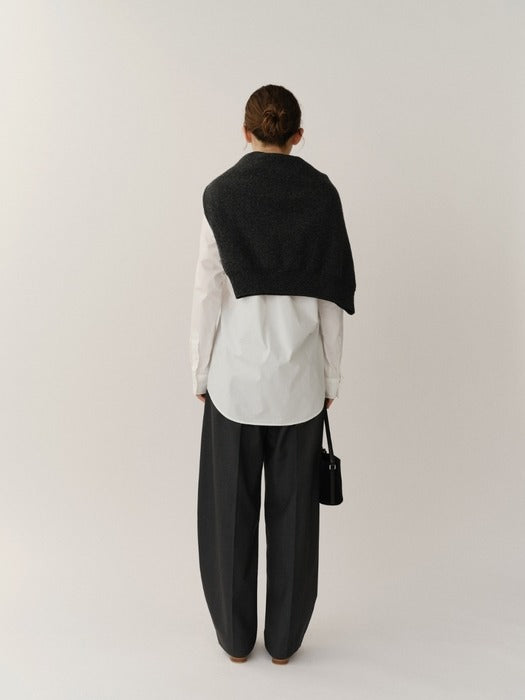 Kindersalmon Dining Shirt White (Kuwamura Japan)