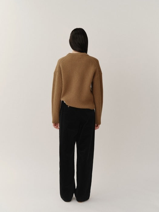 Kindersalmon Isabella Sweater Walnut