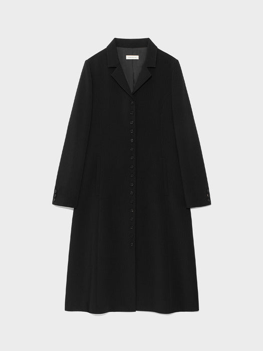 Kindersalmon Leo Flare Dress Black