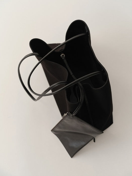 Kindersalmon Margo Tote Bag Black (Cotton Canvas)