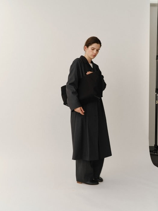 Kindersalmon Margo Tote Bag Black (Cotton Canvas)