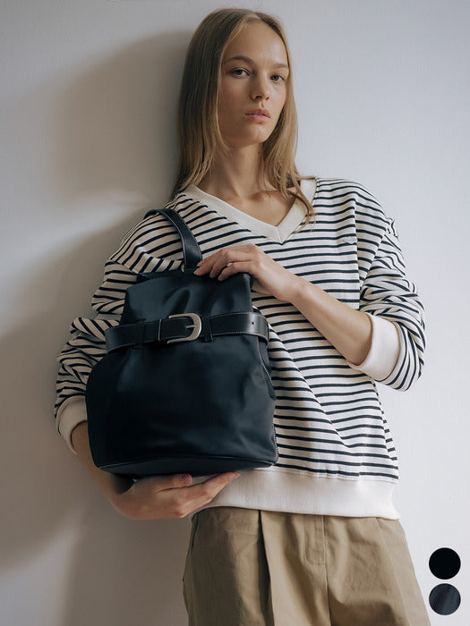 [TILLIDIE] 2-Way buckle shoulder bag [TIWT01AH01]_2color