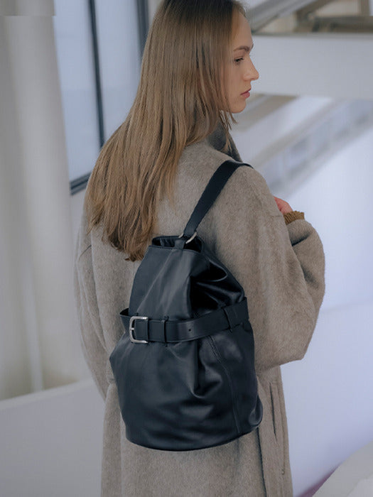 [TILLIDIE] 2-Way buckle shoulder bag [TIWT01AH01]_2color