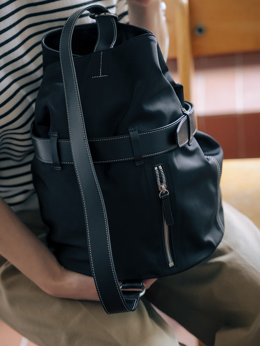 [TILLIDIE] 2-Way buckle shoulder bag [TIWT01AH01]_2color