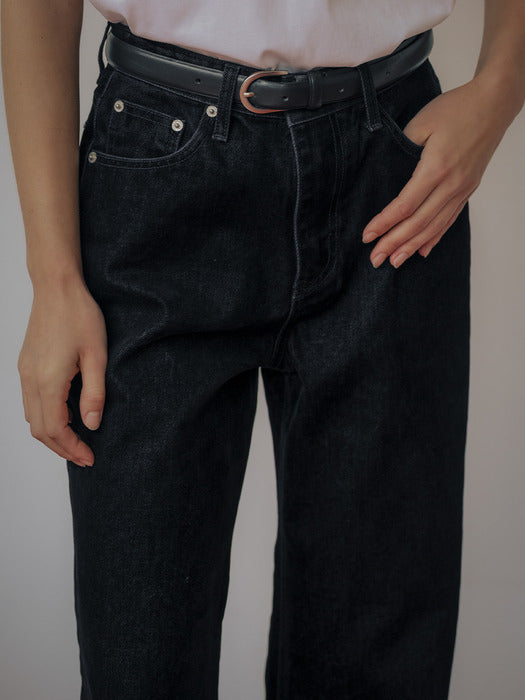 [TILLIDIE] Velvet soft touch denim pants TIWT01DP03_Black