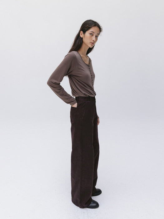 soft button top (french roast)