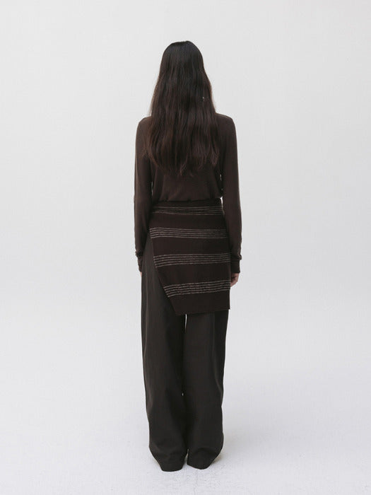 mock neck wool top (4colors)