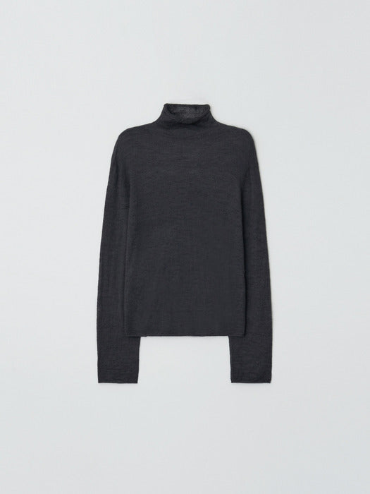 whole garment long knit (midnight blue)