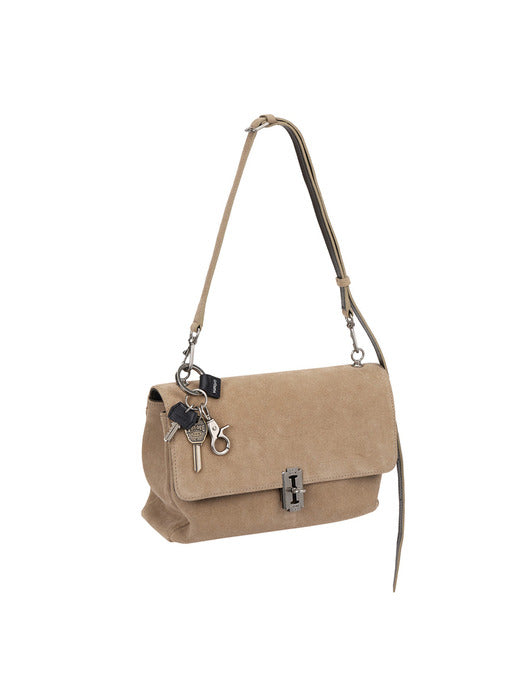 Leather Multi-Key Charm, Black