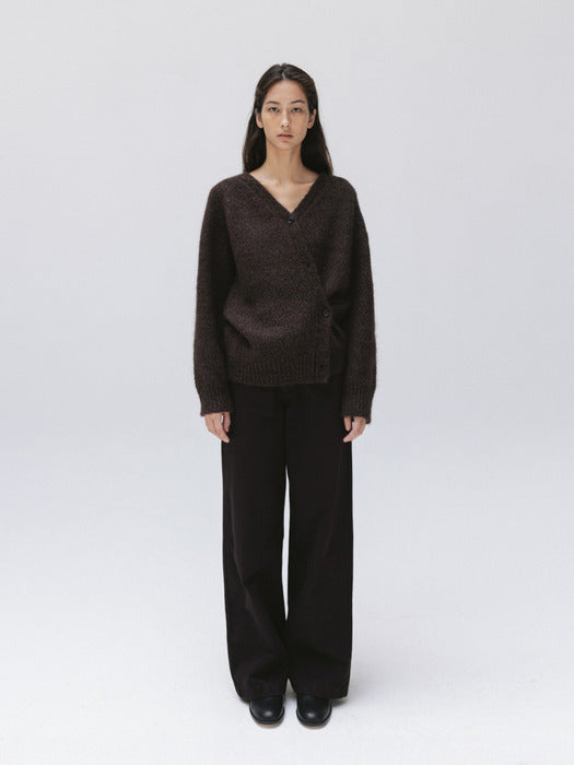 two-way cardigan (french roast)