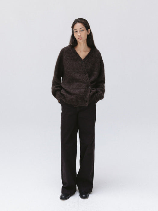 two-way cardigan (french roast)