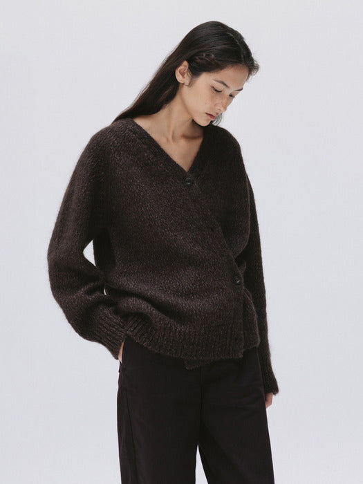 two-way cardigan (french roast)