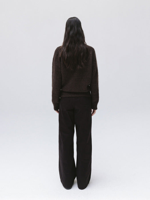 two-way cardigan (french roast)