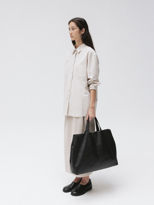 wool skirt (bone)