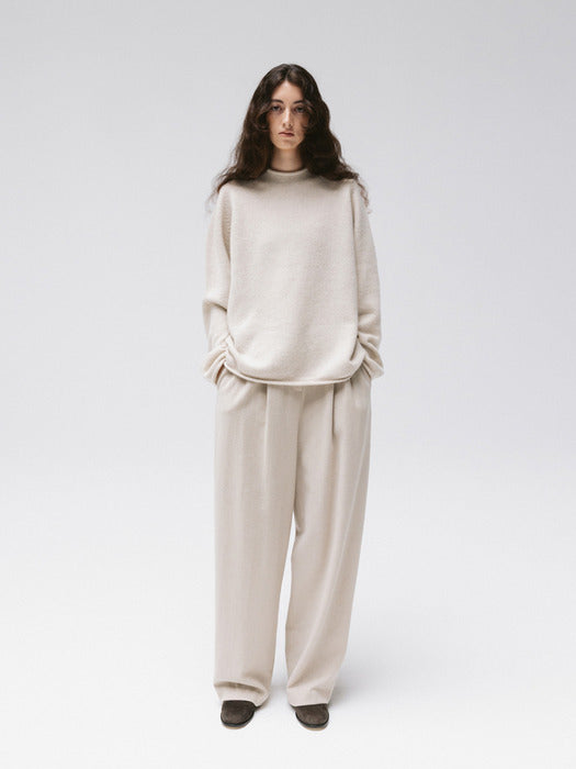 wool pants (bone)
