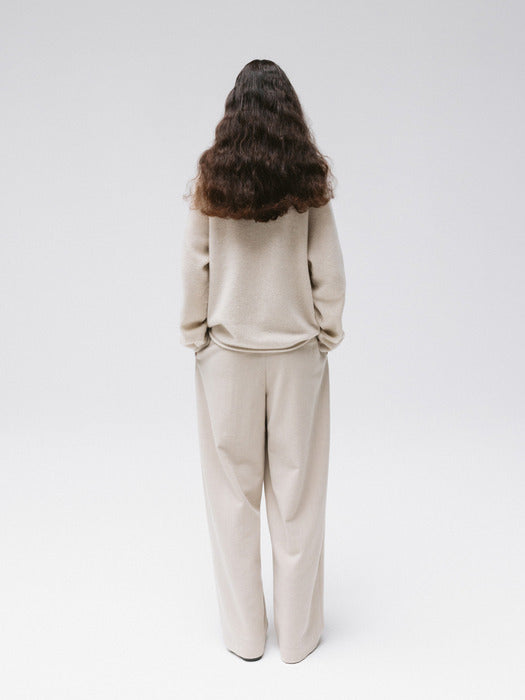 wool pants (bone)