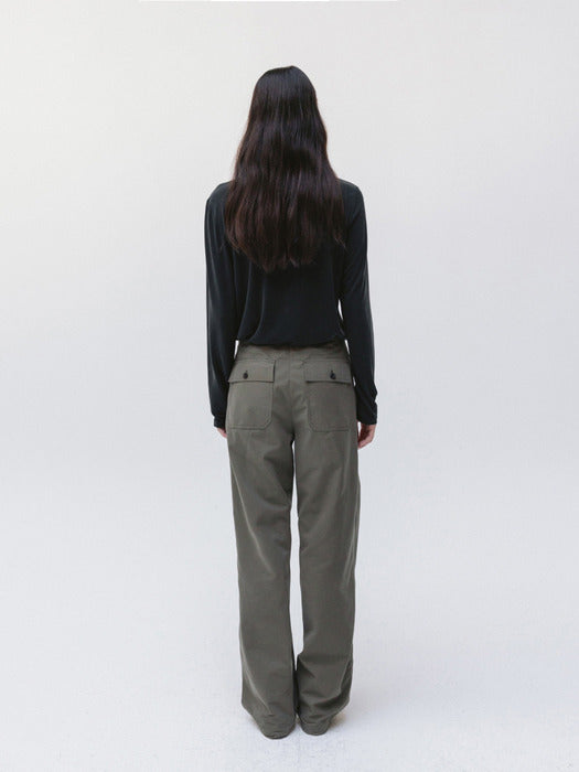 [moia] fatigue pants (khaki)