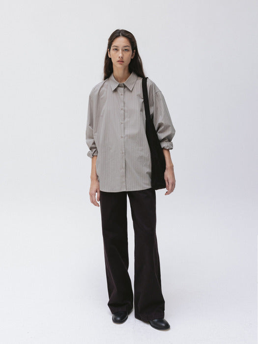 stripe shirt (mist)