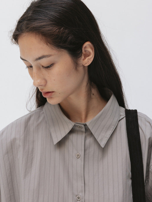 stripe shirt (mist)