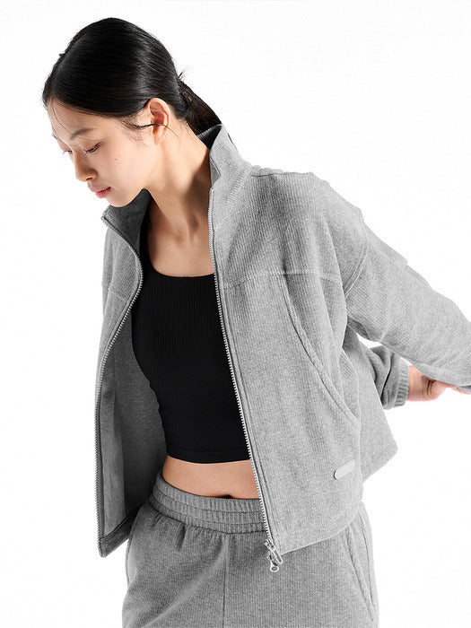 [fila] Velour Corduroy Hooded Zip-Up Top_FS254FT02F001_071