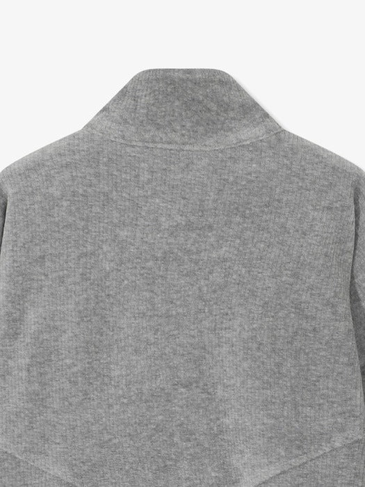 Velour Corduroy Hooded Zip-Up Top_FS254FT02F001_071