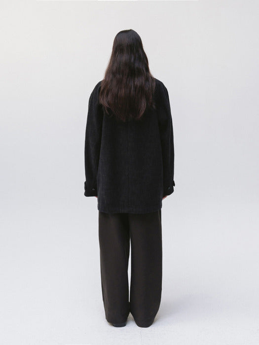 half coat (dark brown)