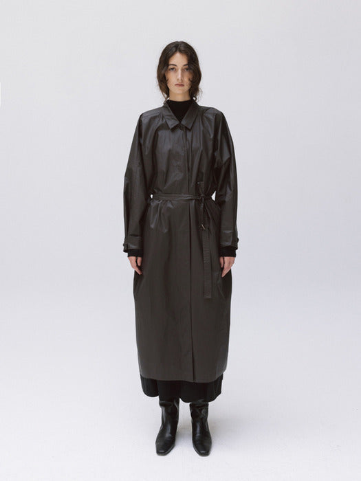 wind coat (brown)