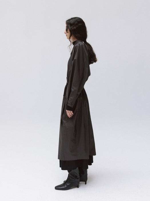wind coat (brown)
